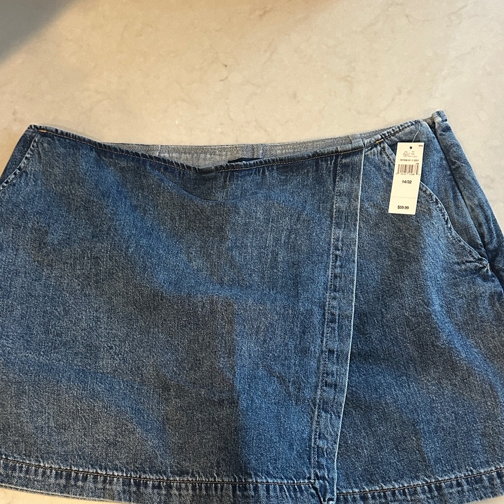 GAP Classic Blue Denim A-Line Skirt